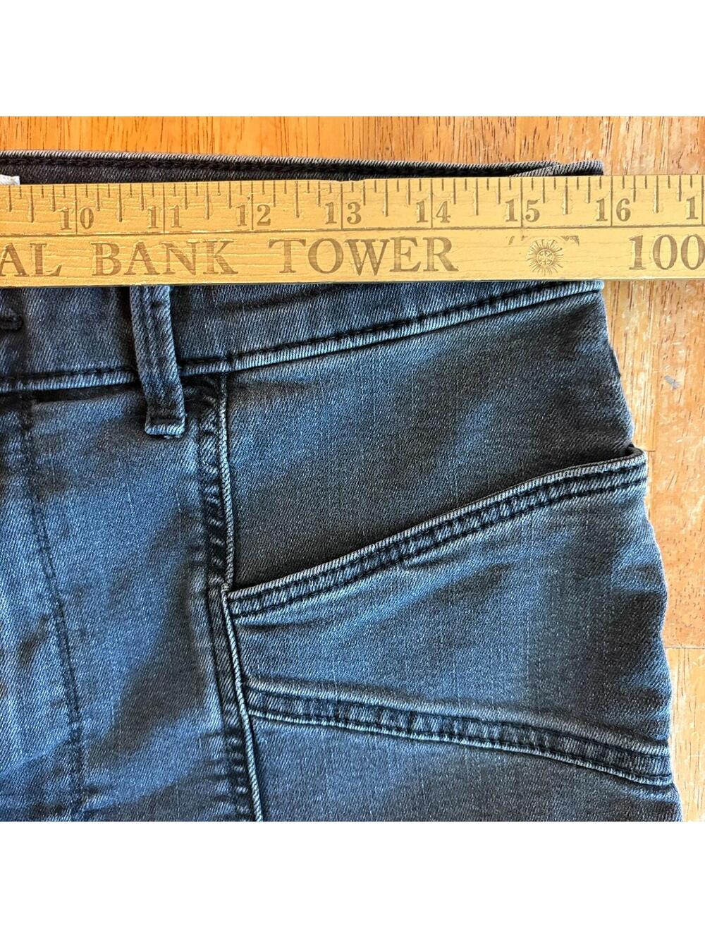 Wrangler High Rise Western Skinny Jeans Womens 14 Black Tag 14 Fits Like 31x26 - Picture 7 of 10